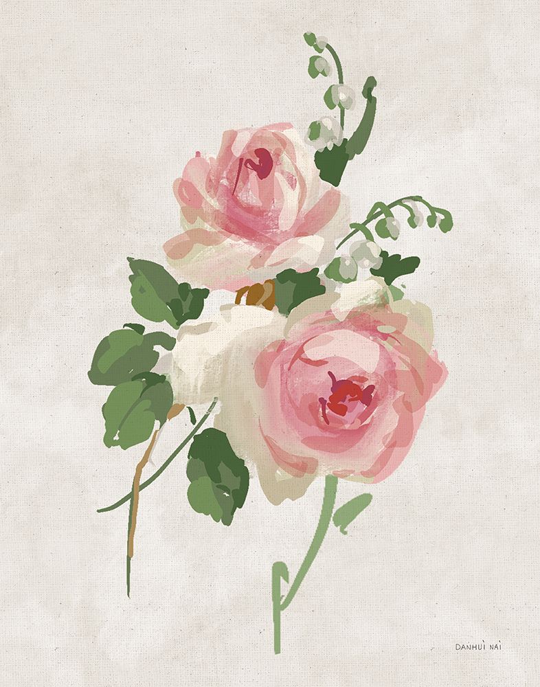 Impressionist Garden I Neutral art print by Danhui Nai for $57.95 CAD