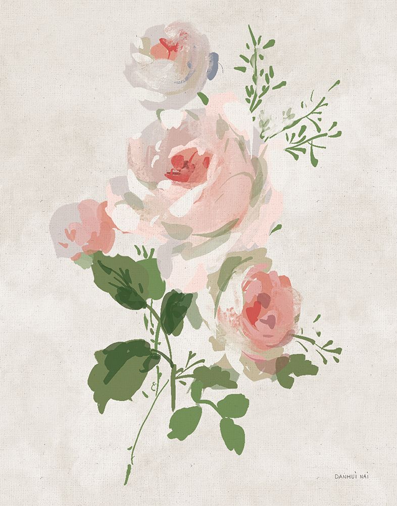 Impressionist Garden IV Neutral art print by Danhui Nai for $57.95 CAD