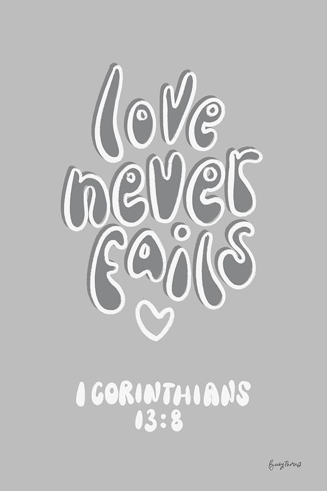 Good Words III Gray art print by Becky Thorns for $57.95 CAD