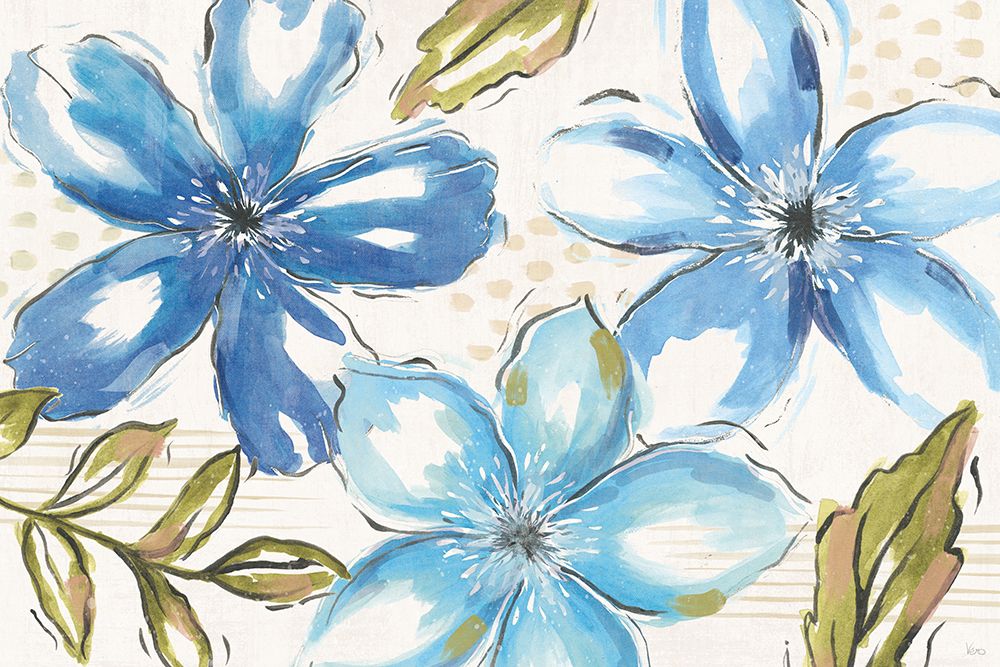Indigo Tones I art print by Veronique Charron for $57.95 CAD