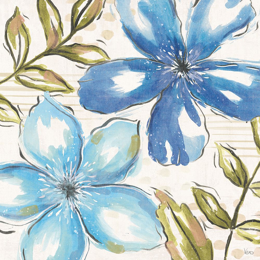 Indigo Tones III art print by Veronique Charron for $57.95 CAD