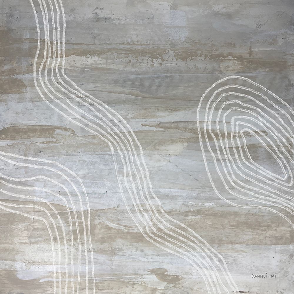 Beige Abstract I art print by Danhui Nai for $57.95 CAD