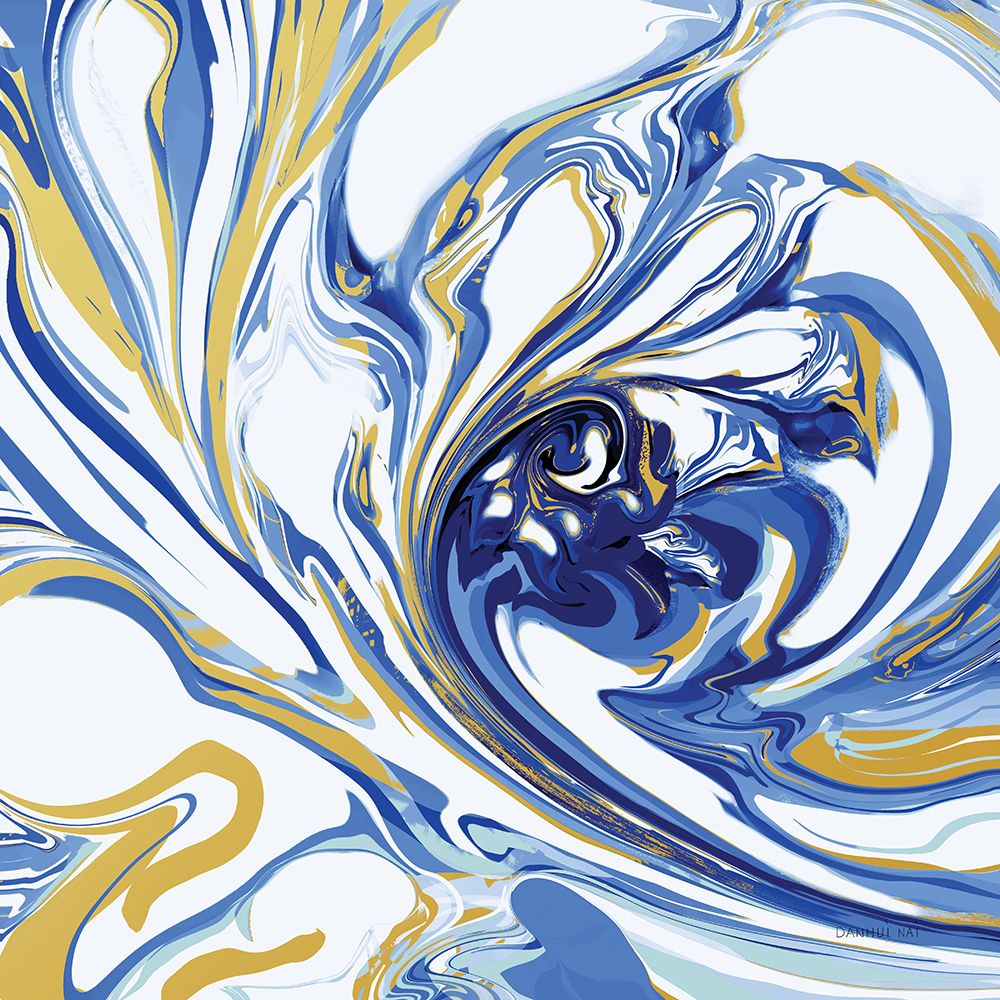 Psychedelic Blue I art print by Danhui Nai for $57.95 CAD