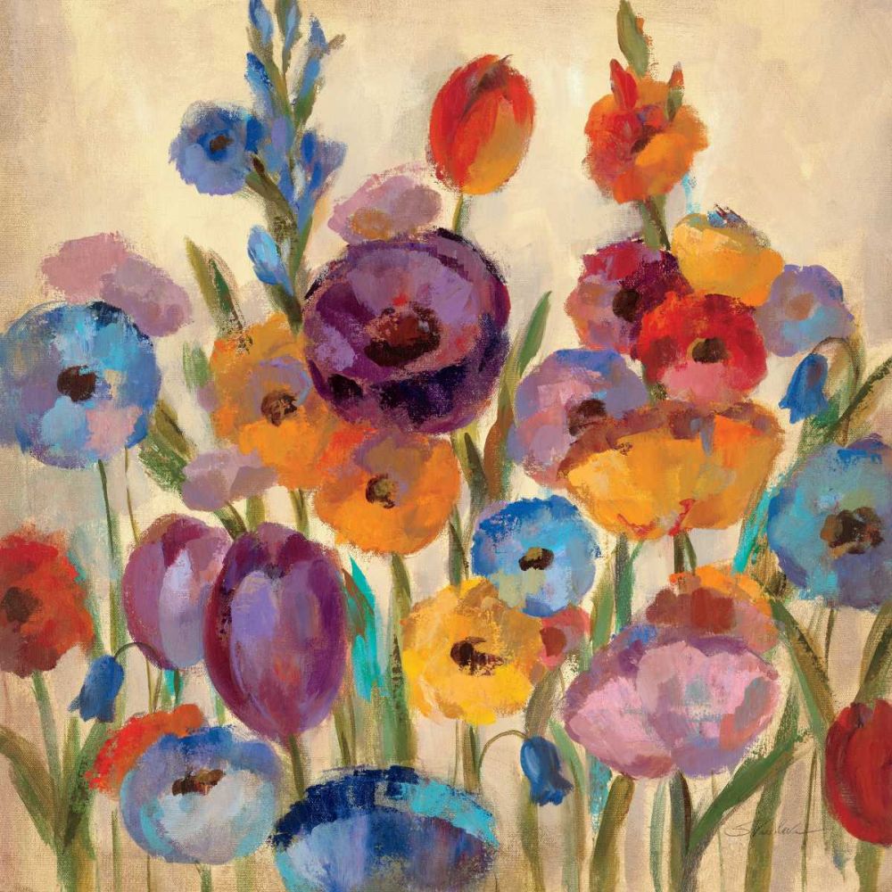 Garden Hues I art print by Silvia Vassileva for $57.95 CAD