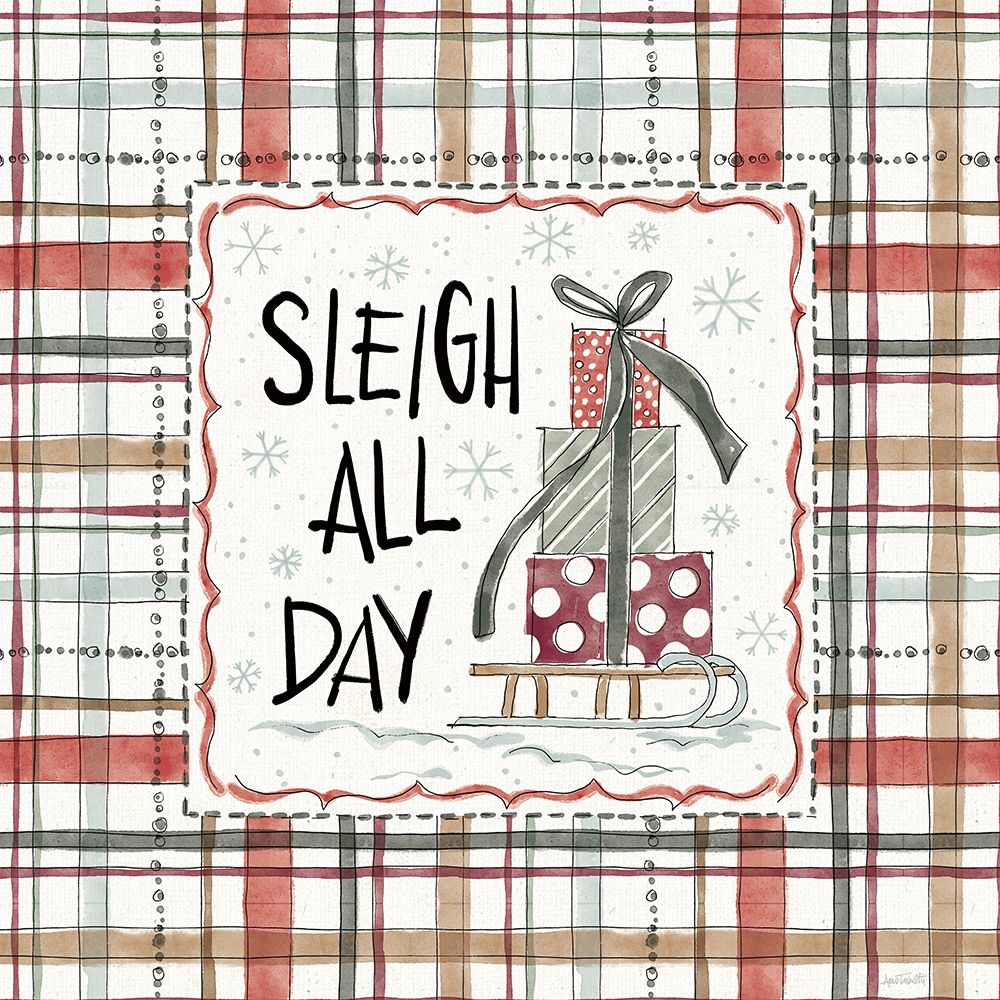 Holiday Fun VI art print by Anne Tavoletti for $57.95 CAD