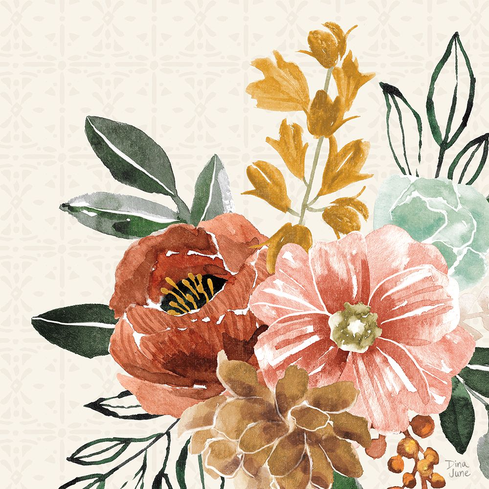 Chic Flowers art print by Dina June for $57.95 CAD