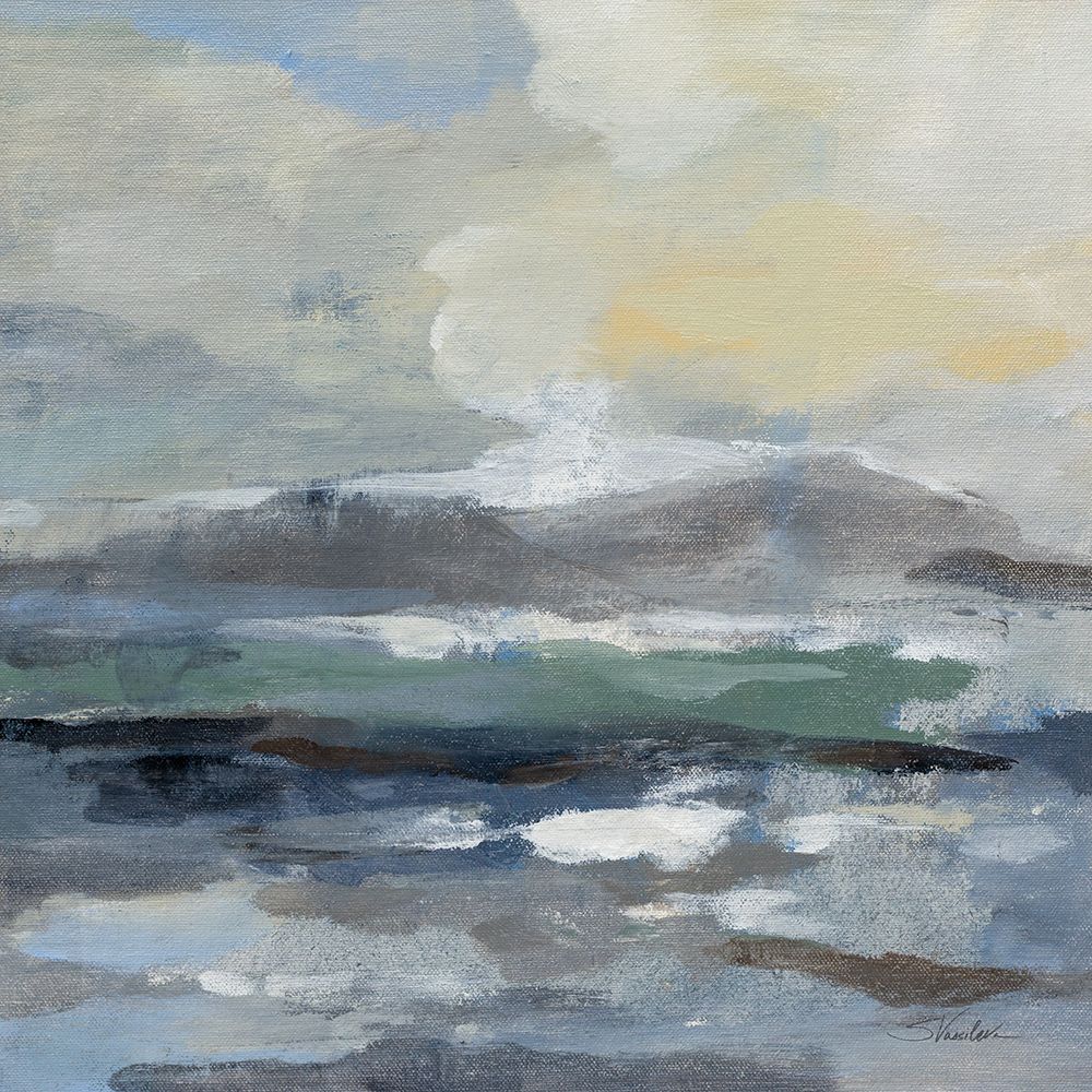 Silver Lagoon I art print by Silvia Vassileva for $57.95 CAD