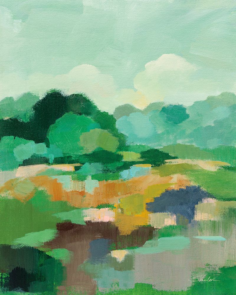 Spring Green II art print by Silvia Vassileva for $57.95 CAD