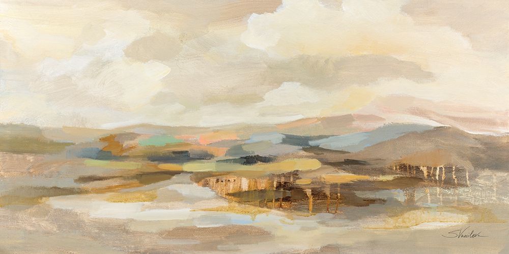 Subtle Hillside View art print by Silvia Vassileva for $57.95 CAD