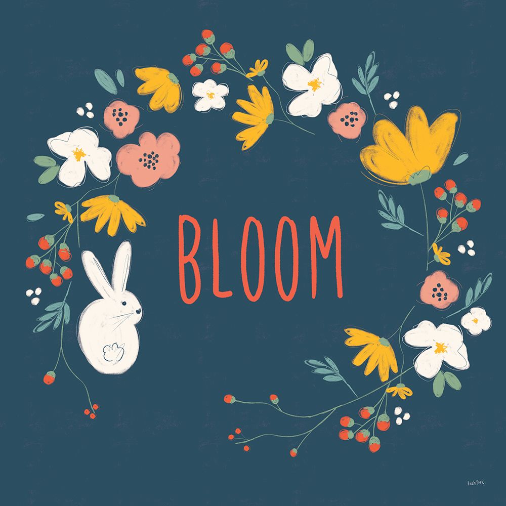 Hop Into Spring III art print by Leah York for $57.95 CAD