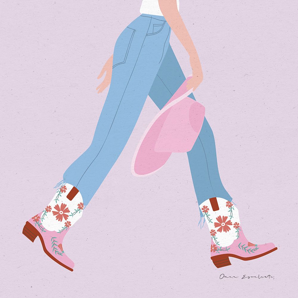 Cowgirly III art print by Omar Escalante for $57.95 CAD