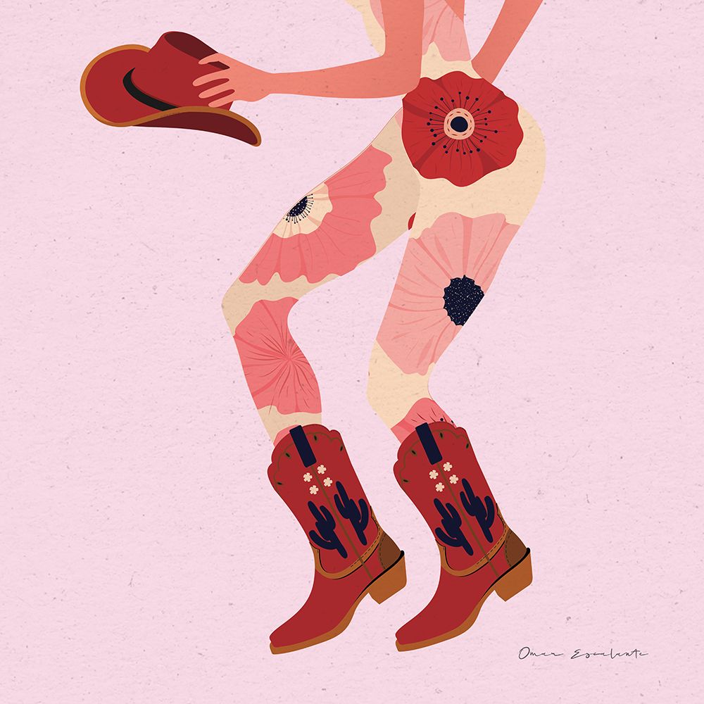 Cowgirly IV art print by Omar Escalante for $57.95 CAD