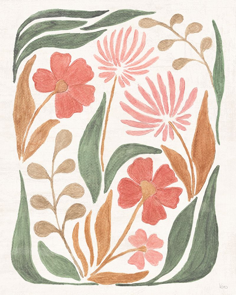 Floral Abstract II art print by Veronique Charron for $57.95 CAD
