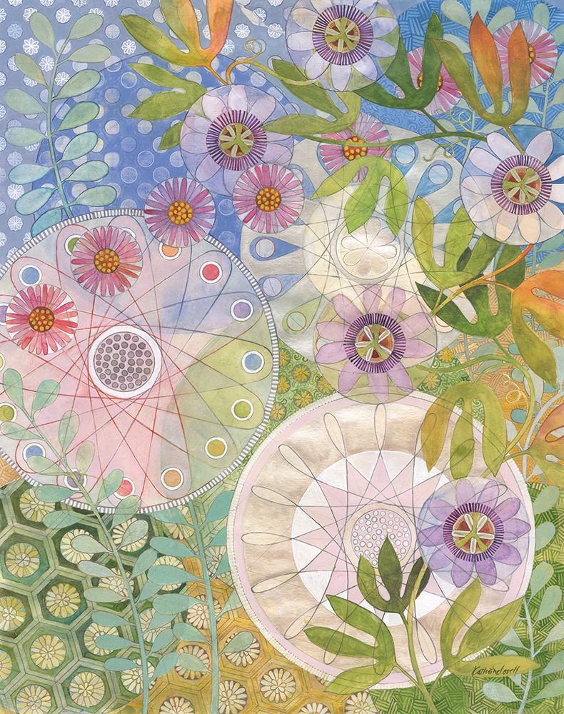 Whimsical Garden IV art print by Kathrine Lovell for $57.95 CAD