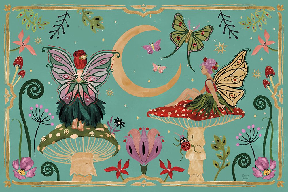 Garden Of Wonder I art print by Dina June for $57.95 CAD