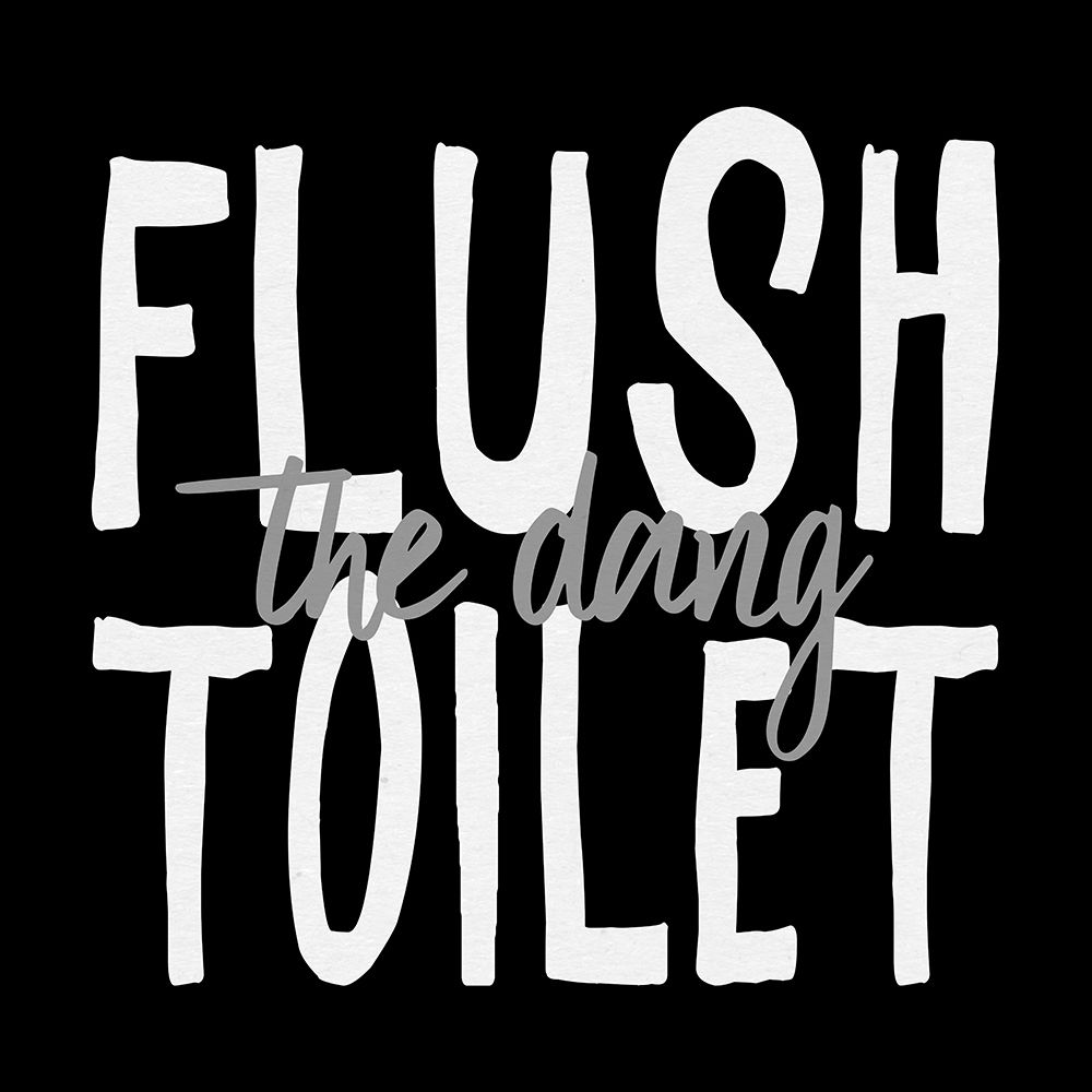 Bathroom Advice III BW art print by Wild Apple Portfolio for $57.95 CAD