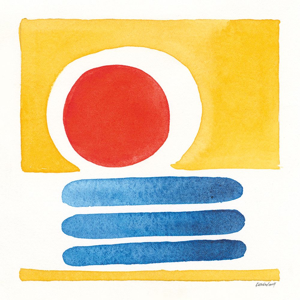 Primary Sunrise II art print by Kathrine Lovell for $57.95 CAD