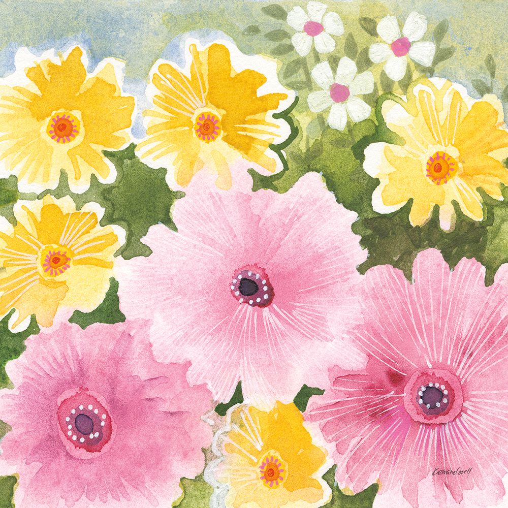 Garden Party I art print by Kathrine Lovell for $57.95 CAD