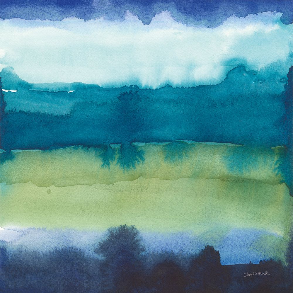 Abstract Landscape I art print by Cheryl Warrick for $57.95 CAD