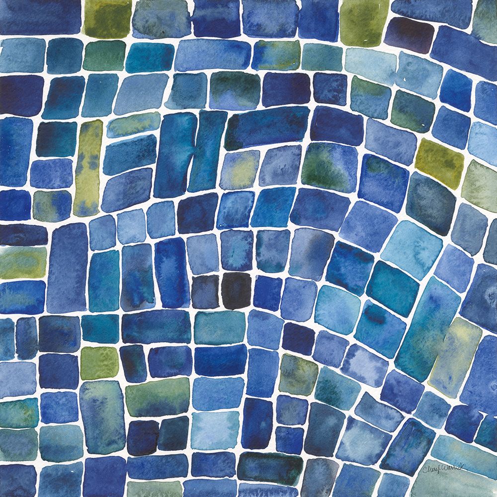 Sea Glass I art print by Cheryl Warrick for $57.95 CAD