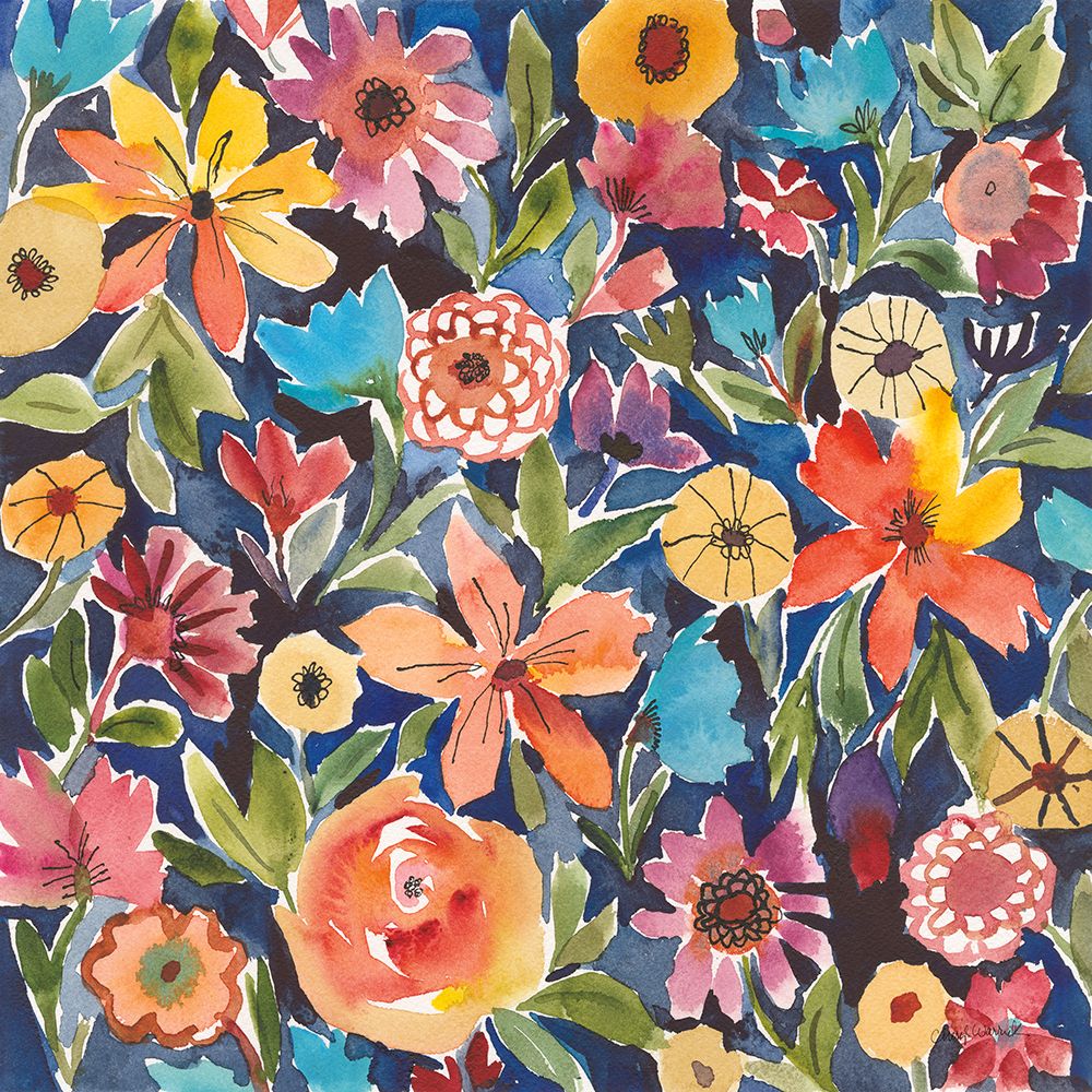 Breezy Petals I art print by Cheryl Warrick for $57.95 CAD