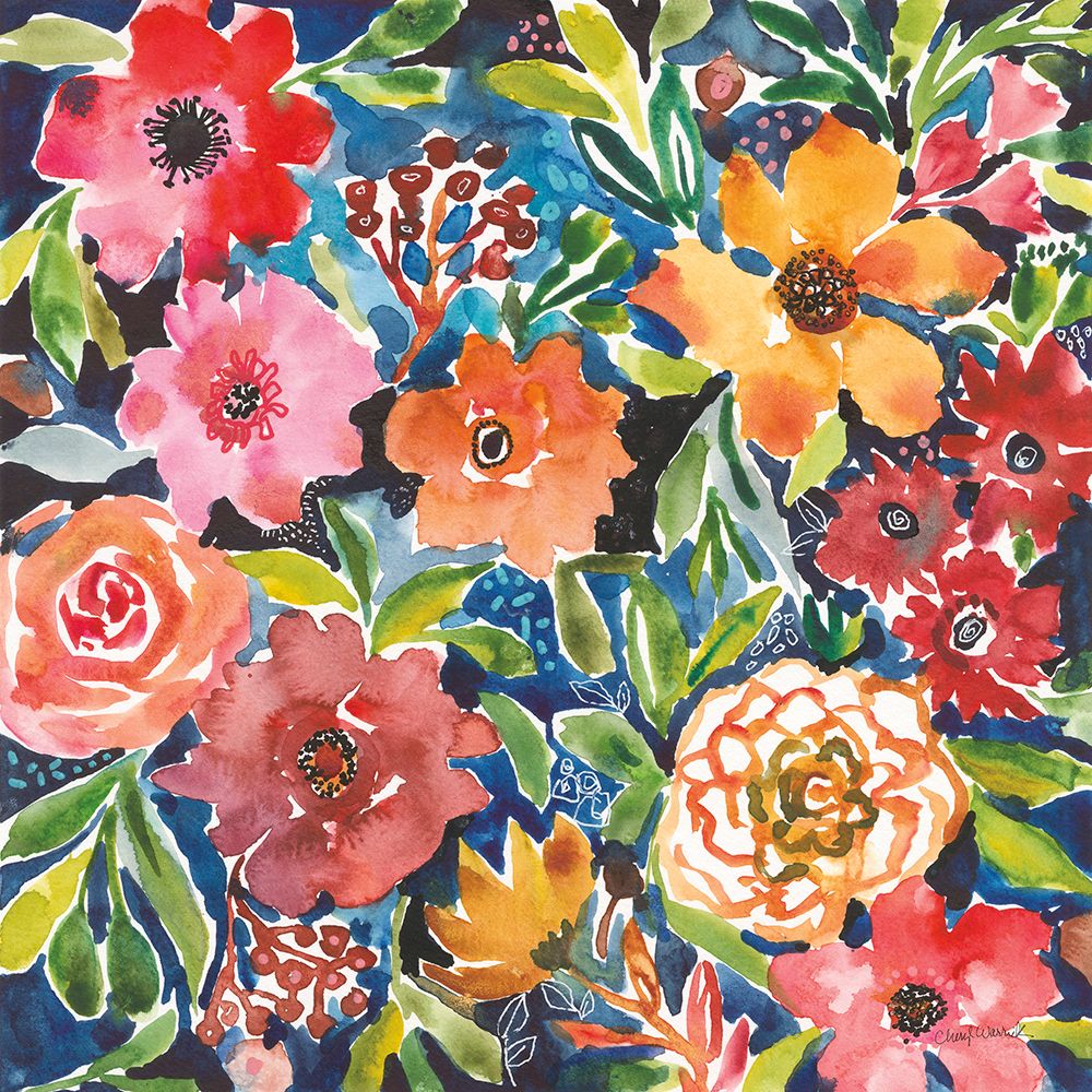 Breezy Petals II art print by Cheryl Warrick for $57.95 CAD