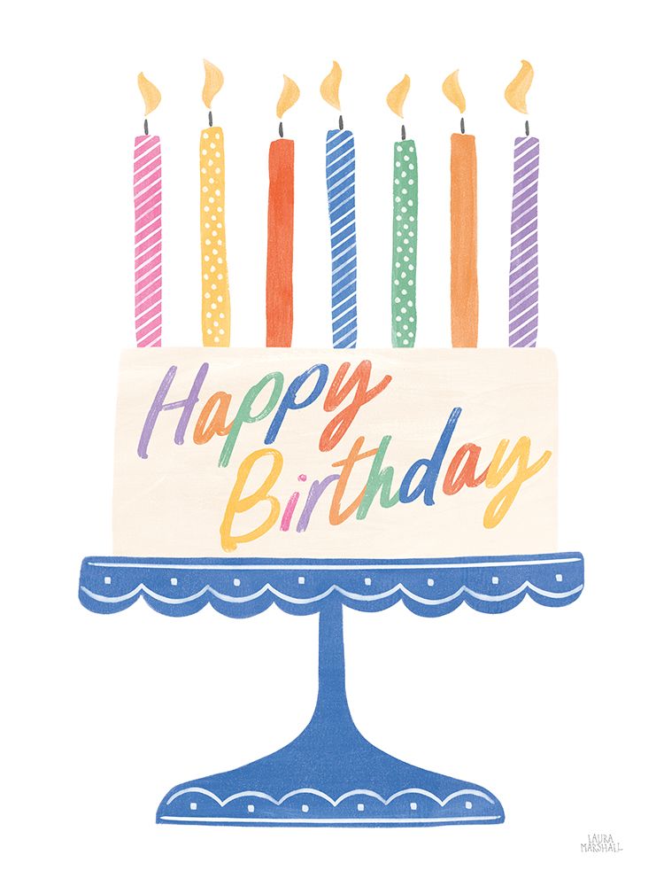 Birthday Wishes VI art print by Laura Marshall for $57.95 CAD