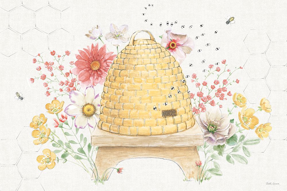Afternoon in the Garden I art print by Beth Grove for $57.95 CAD