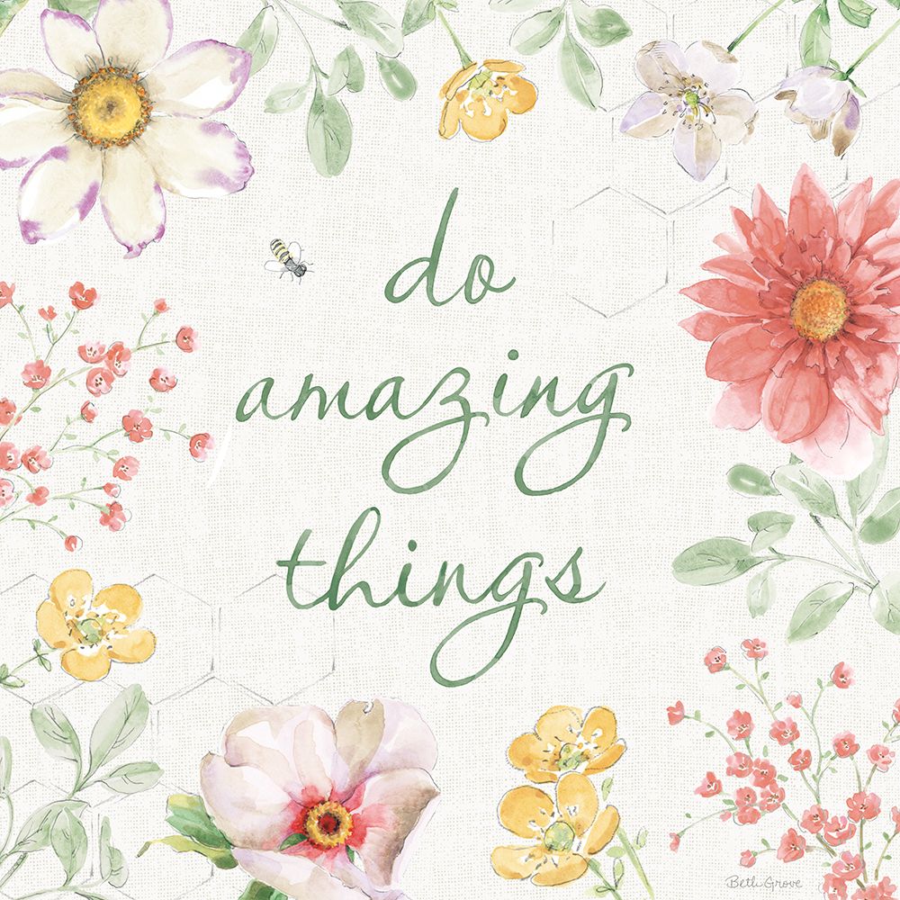 Afternoon in the Garden IX art print by Beth Grove for $57.95 CAD