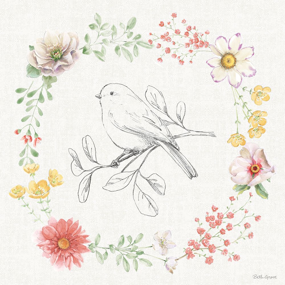 Afternoon in the Garden XI art print by Beth Grove for $57.95 CAD