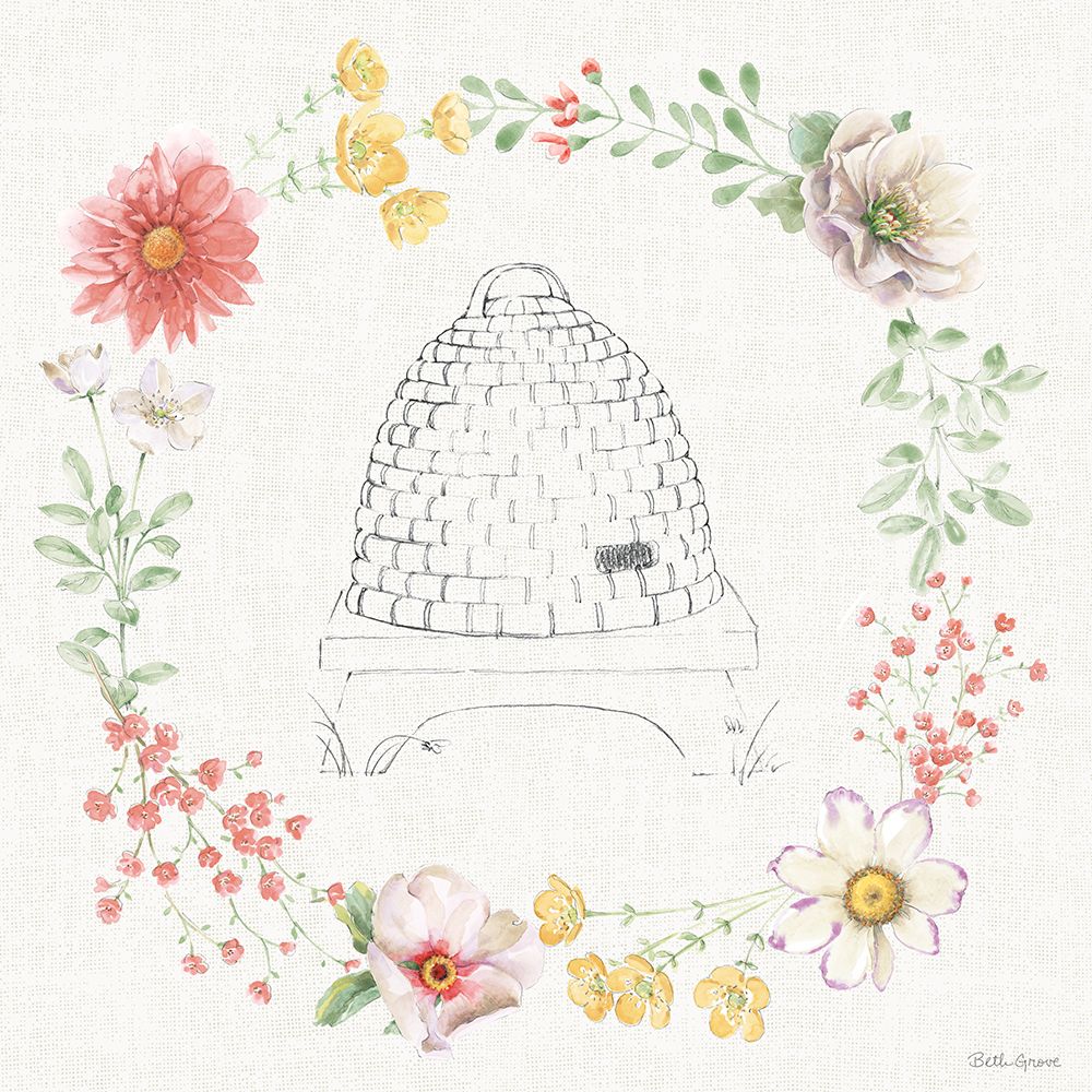 Afternoon in the Garden XII art print by Beth Grove for $57.95 CAD