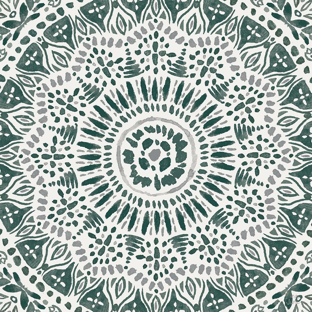Floral Chic IX Green art print by Dina June for $57.95 CAD