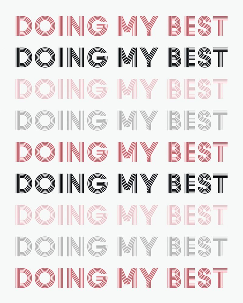 Retro Words IV Pink art print by Wild Apple Portfolio for $57.95 CAD