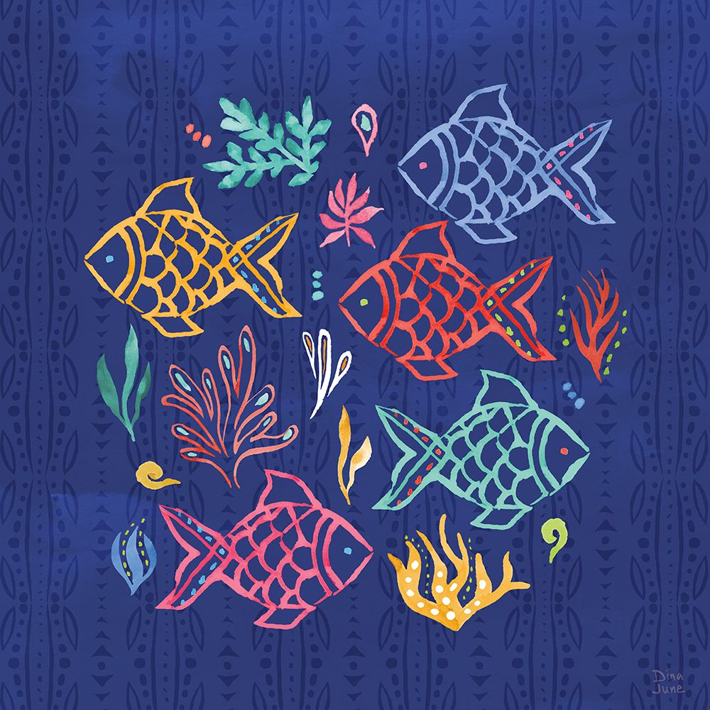 Along The Coast VII art print by Dina June for $57.95 CAD