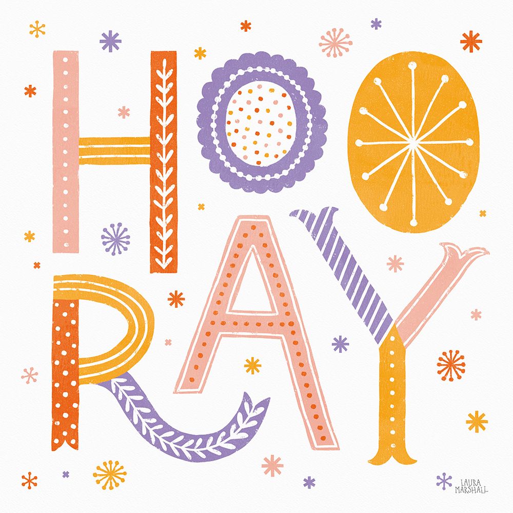 Celebrations I art print by Laura Marshall for $57.95 CAD