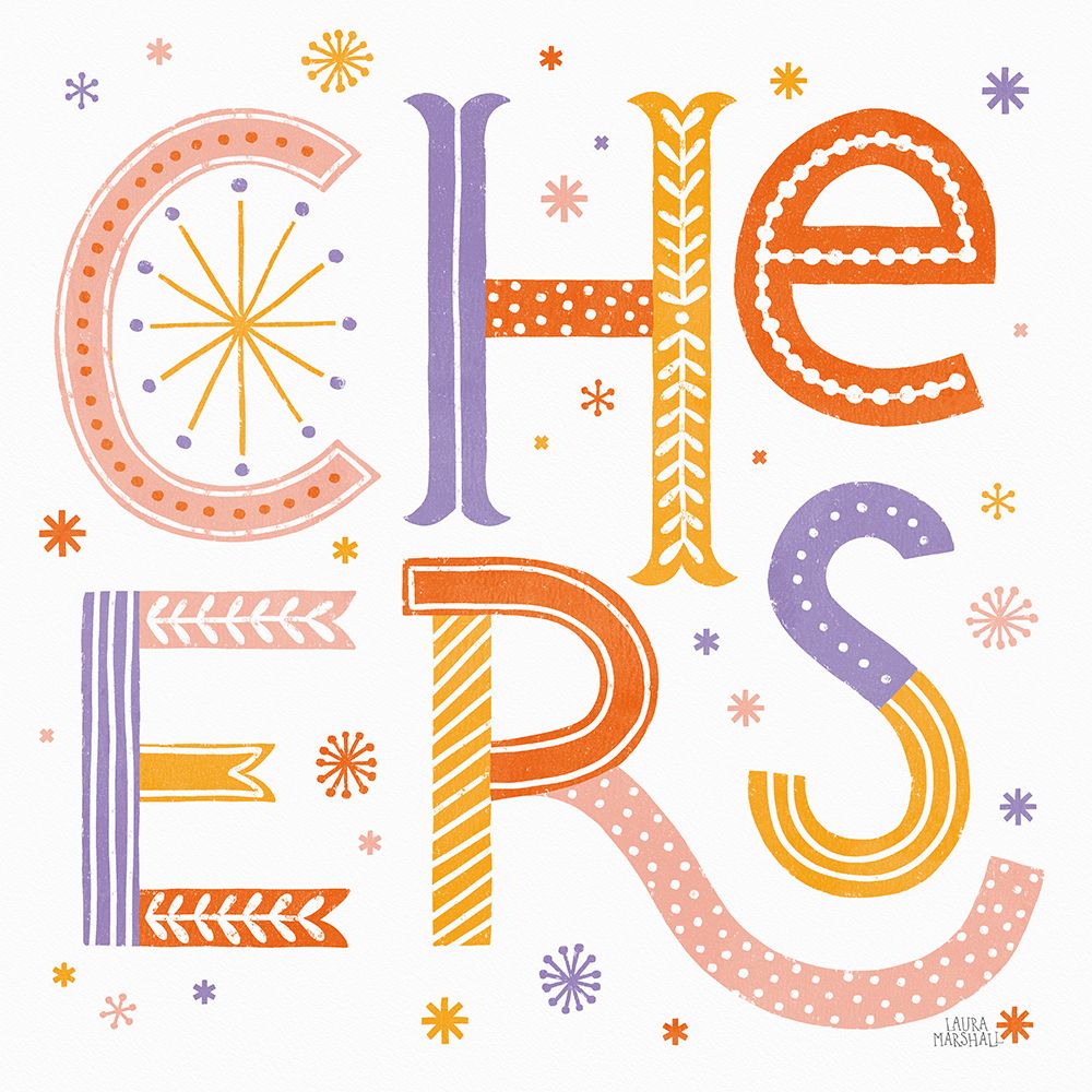 Celebrations II art print by Laura Marshall for $57.95 CAD