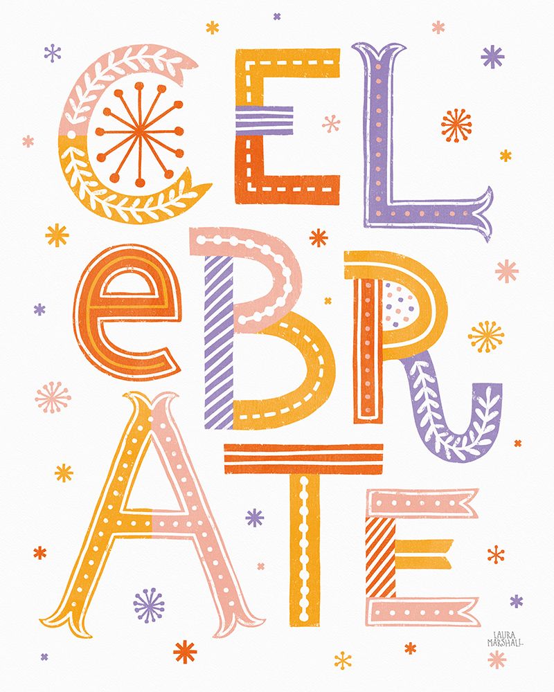 Celebrations V art print by Laura Marshall for $57.95 CAD