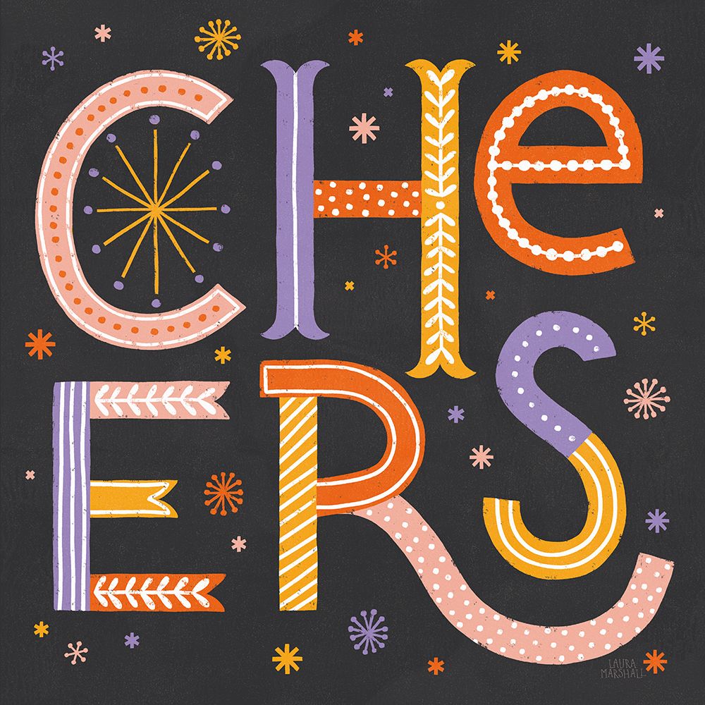 Celebrations II Dark art print by Laura Marshall for $57.95 CAD
