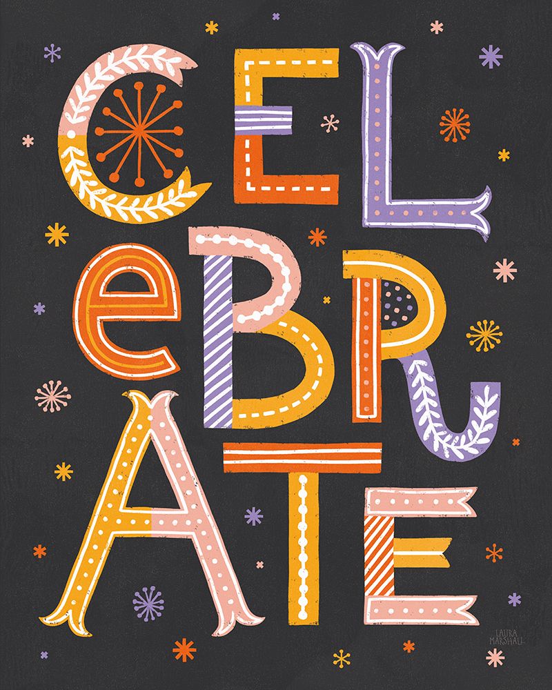 Celebrations V Dark art print by Laura Marshall for $57.95 CAD