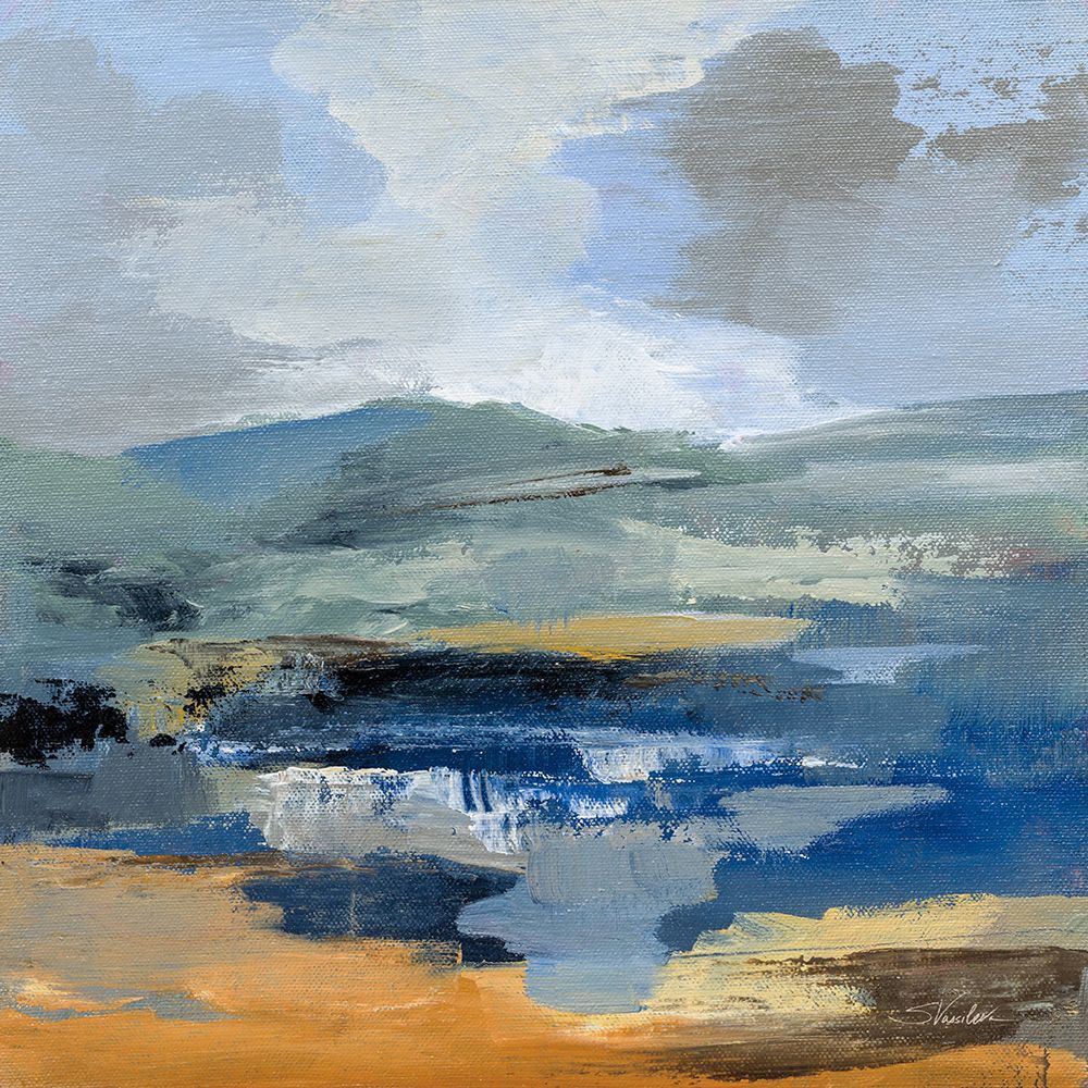 April Mountain River I art print by Silvia Vassileva for $57.95 CAD