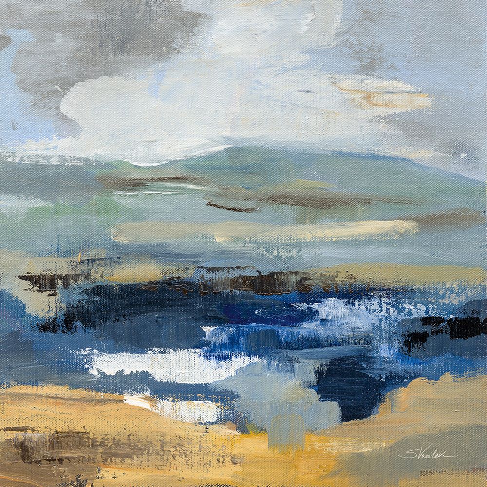 April Mountain River II art print by Silvia Vassileva for $57.95 CAD
