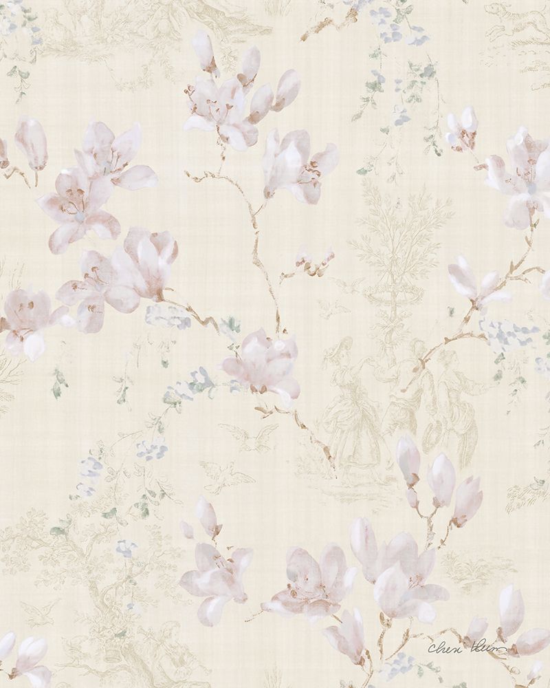 Magnolia Toile art print by Cheri Blum for $57.95 CAD