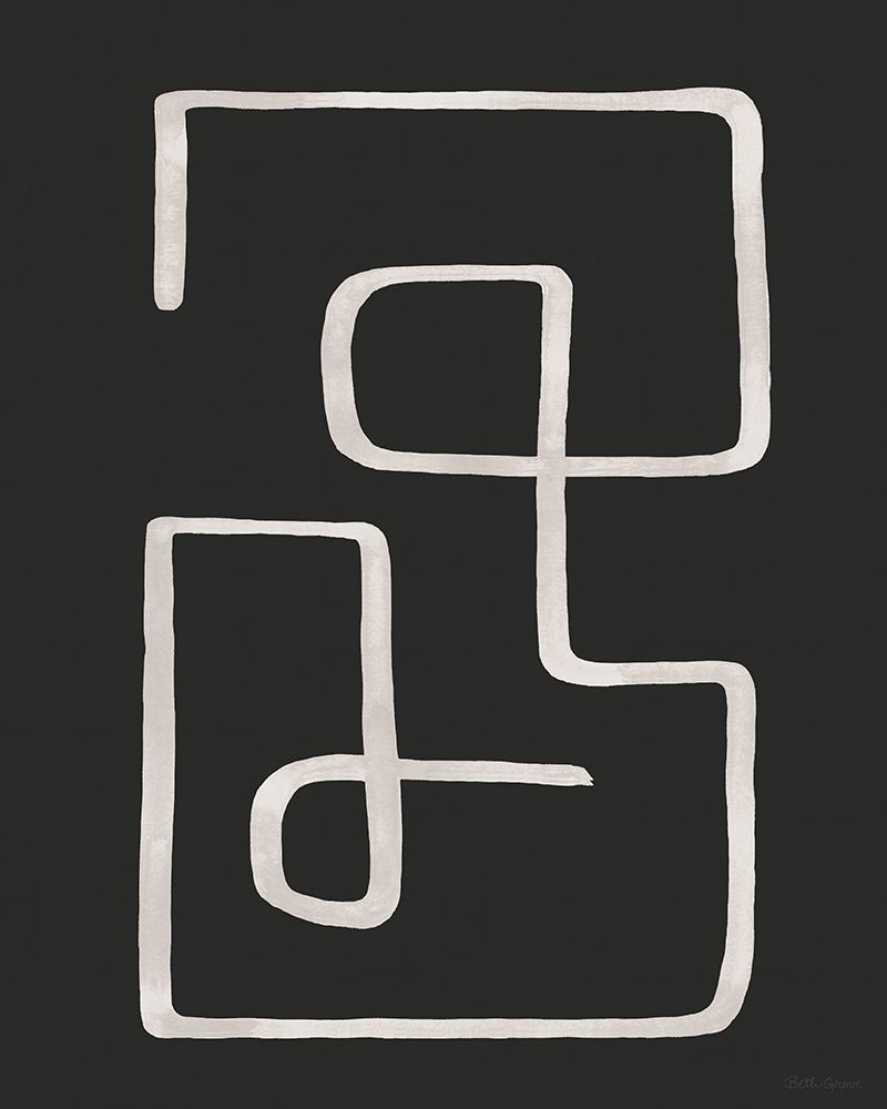 Abstract Squiggle IV Dark art print by Beth Grove for $57.95 CAD