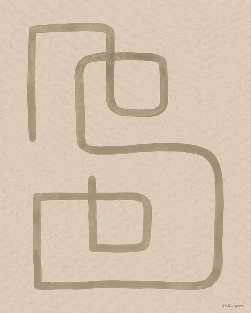 Abstract Squiggle I Desert art print by Beth Grove for $57.95 CAD