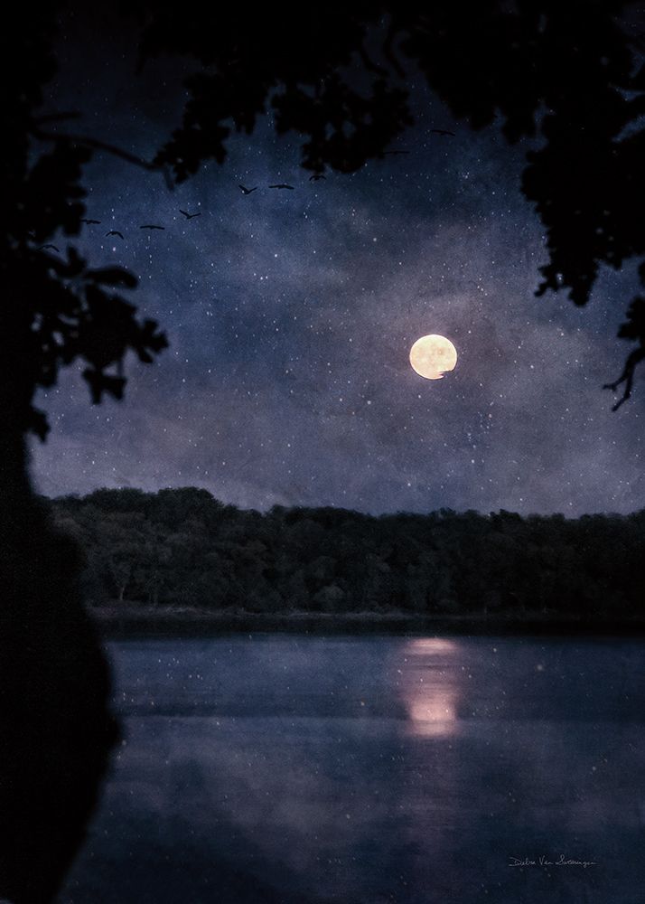 Full Moon Blues art print by Debra Van Swearingen for $57.95 CAD