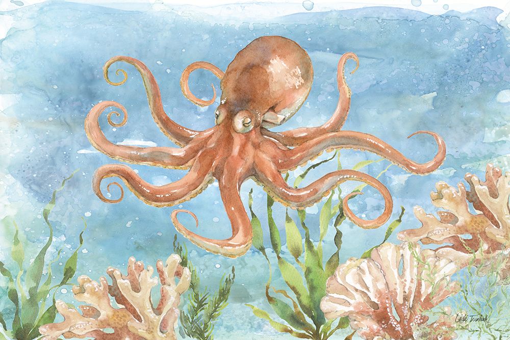 Under Sea Life IV art print by Leslie Trimbach for $57.95 CAD