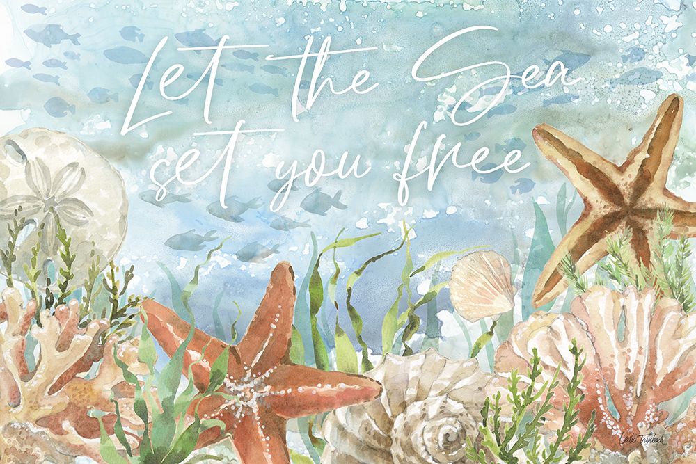 Under Sea Life V art print by Leslie Trimbach for $57.95 CAD