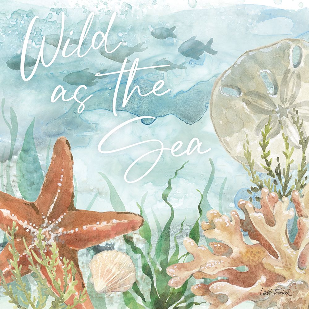 Under Sea Life VII art print by Leslie Trimbach for $57.95 CAD