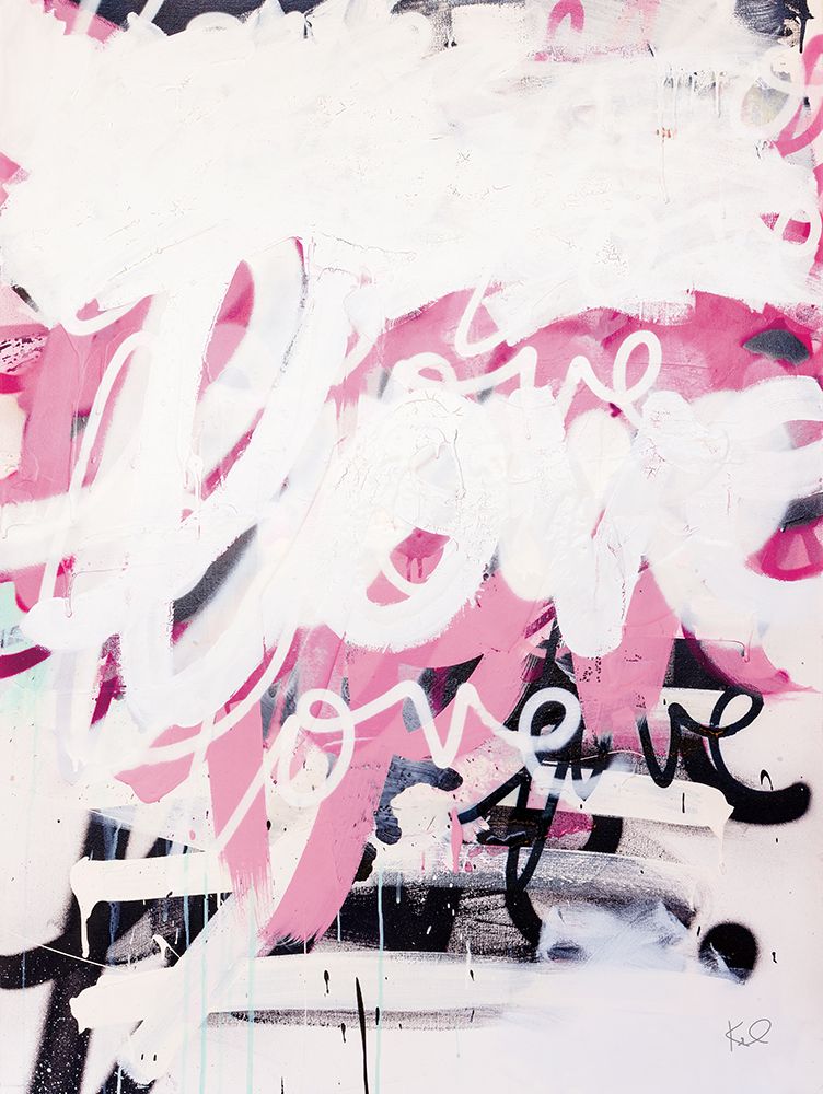 Love on Steroids Pink art print by Kent Youngstrom for $57.95 CAD