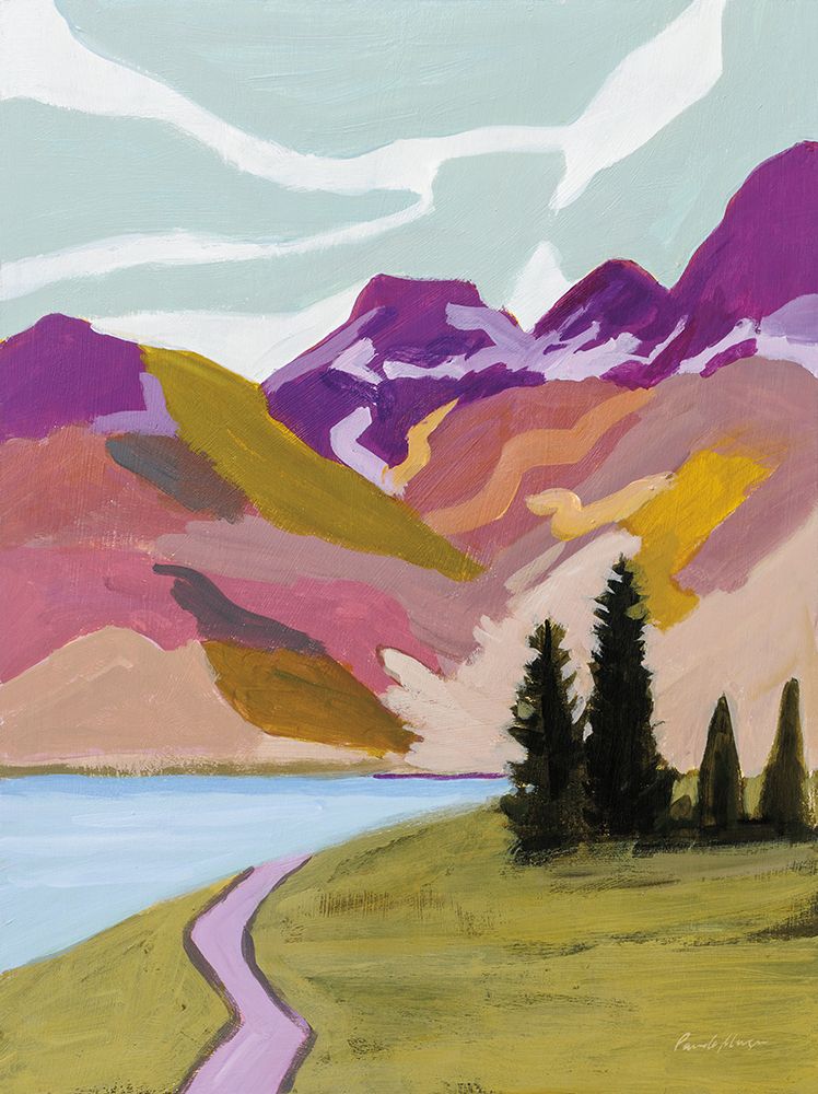 Blue Lakes art print by Pamela Munger for $57.95 CAD